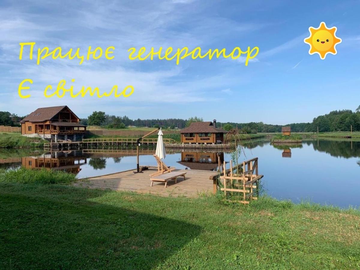 Guesthouse On The Lake With Bathhouse 70 Km From Kiev Makariv Exteriér fotografie